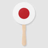 Japanse vlag handwaaier (Voorkant)