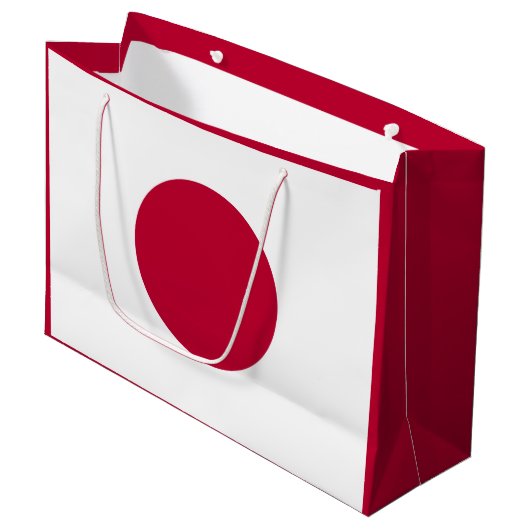 Japanse vlag: Hinomaru, Nisshōki, Red Rising Sun Groot Cadeauzakje (Voorkant Gekanteld)