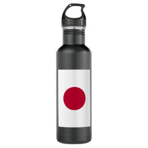 Japanse vlag: Hinomaru, Nisshōki, Rode Rijzende Zo Waterfles