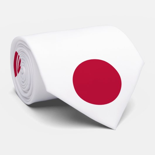 Japanse vlag - Hinomaru Stropdas (Opgerold)