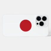 Japanse vlag iPhone hoesje (Achterkant horizontaal)