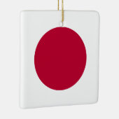 Japanse vlag keramisch ornament (Rechts)