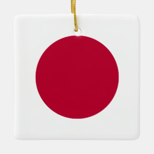 Japanse vlag keramisch ornament