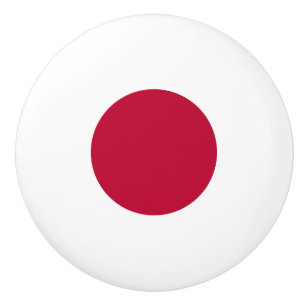 Japanse vlag keramische knop