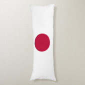 Japanse vlag lichaamskussen (Voorkant Verticaal)