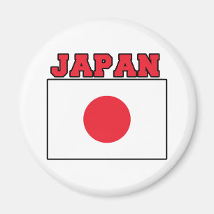 Japanse vlag magneet