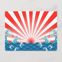 Japanse vlag - NIPPON Briefkaart