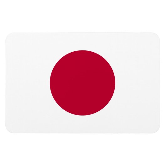 Japanse vlag Nisshoki Magneet (Horizontaal)