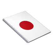 Japanse vlag notitieboek (Rechterzijde)