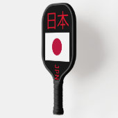 Japanse vlag pickleball paddle (Links)