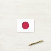 Japanse vlag post-it® notes (Op bureau)
