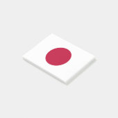 Japanse vlag post-it® notes (Schuin)