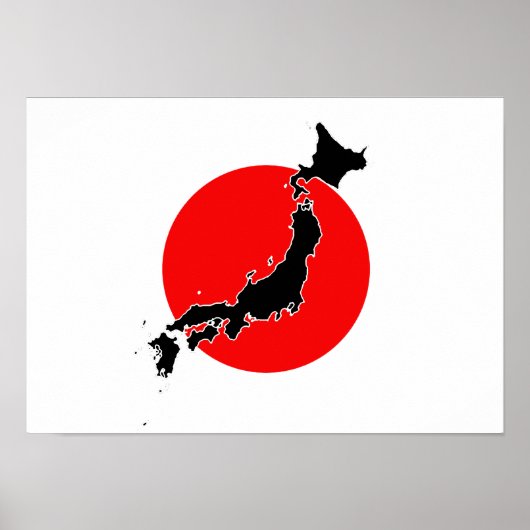 Japanse vlag poster (Voorkant)
