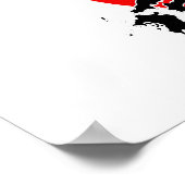 Japanse vlag poster (Hoek)