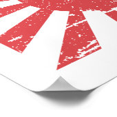  japanse vlag poster (Hoek)