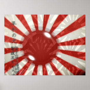 Japanse vlag poster