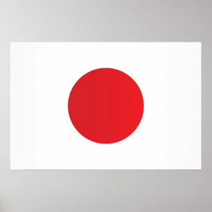 Japanse vlag poster