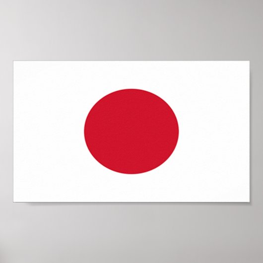 Japanse vlag poster (Voorkant)