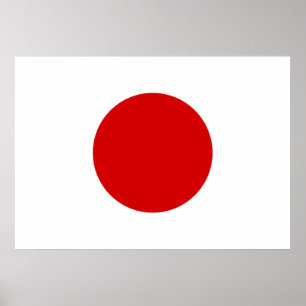 Japanse vlag poster