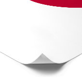 Japanse vlag poster (Hoek)