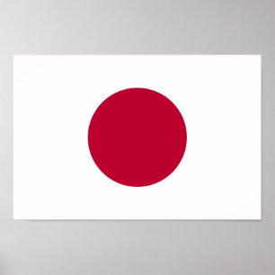 Japanse vlag poster