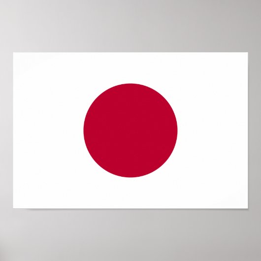 Japanse vlag poster (Voorkant)