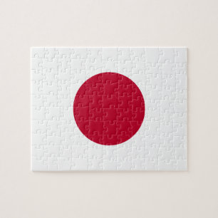 Japanse vlag Puzzle Legpuzzel