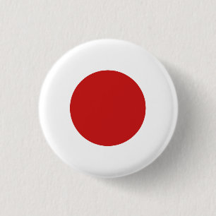 Japanse vlag ronde button 3,2 cm