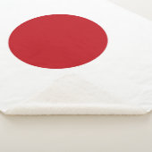 Japanse vlag sherpa deken (3/4)