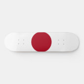 Japanse vlag skateboard (Horizontaal)