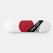 Japanse vlag skateboard (Horizontaal)