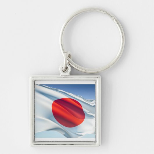 Japanse vlag sleutelhanger (Voorkant)