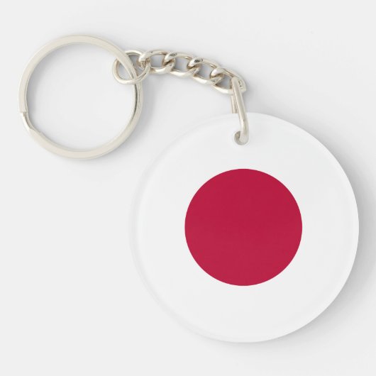 Japanse vlag sleutelhanger (Voorkant)