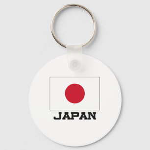 Japanse vlag sleutelhanger