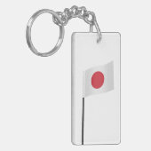 Japanse vlag sleutelhanger (Voorkant Links)