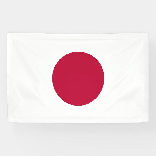 Japanse vlag spandoek (Horizontaal)