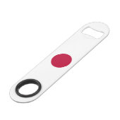 Japanse vlag speed flessenopener (Voorkant Gekanteld)