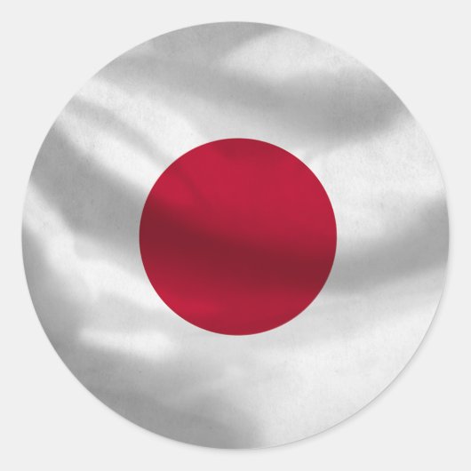 Japanse vlag Sticker (Voorkant)