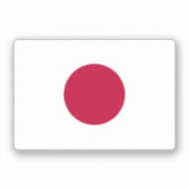 Japanse vlag sticker (Voorkant)