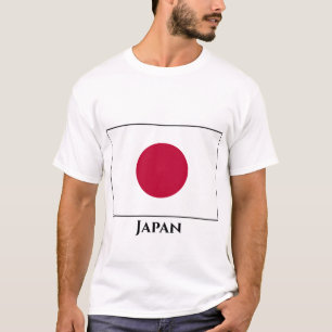 Japanse vlag t-shirt