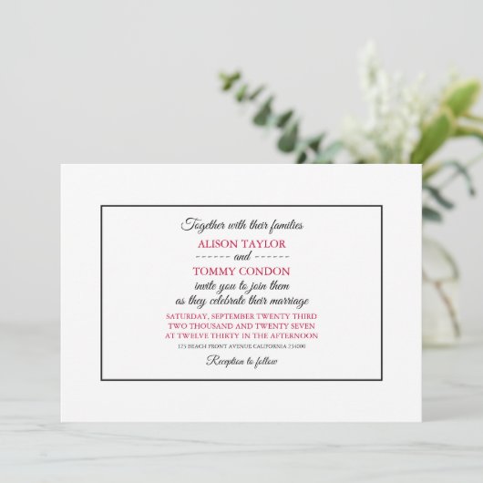 Japanse vlag, vlag van Japan Huwelijk Kaart (Staand voorkant)