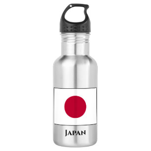 Japanse vlag waterfles