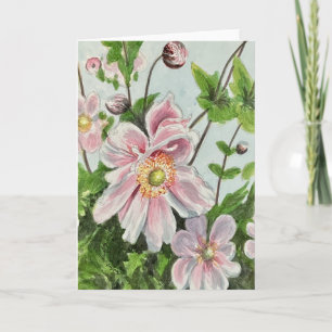 Japanse vleugelbloemen - bedankkaart