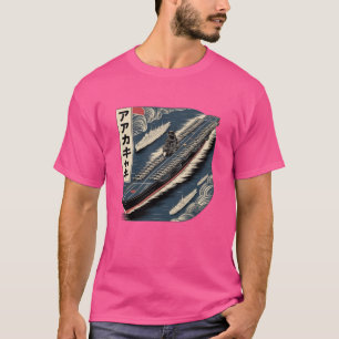 Japanse Vliegdekschip Akagi Vintage T-shirt