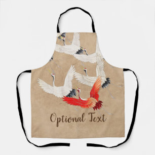 Japanse vliegende kranen schort