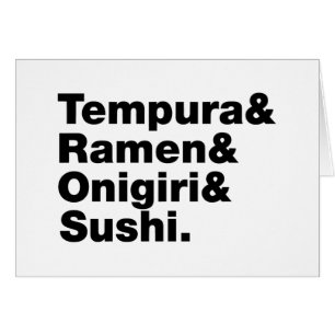 Japanse voedingsmiddelen Tempura & Ramen & Onigiri
