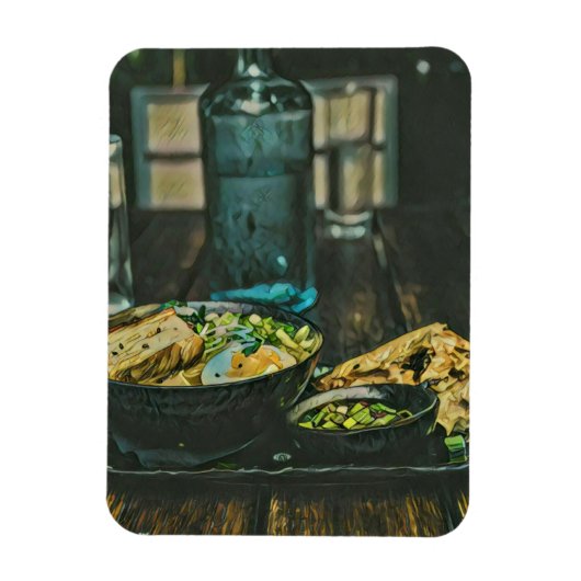 Japanse voedselkunst magneet (Verticaal)