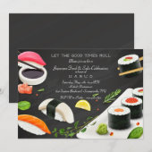 Japanse voedselpartij kaart (Voorkant / Achterkant)