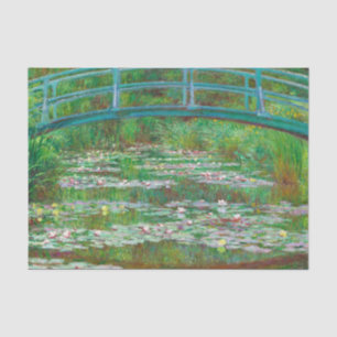Japanse voetbalbrug, 1899, van Claude Monet Tissuepapier