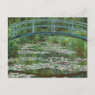 Japanse voetbalbrug Claude Monet French Art Briefkaart